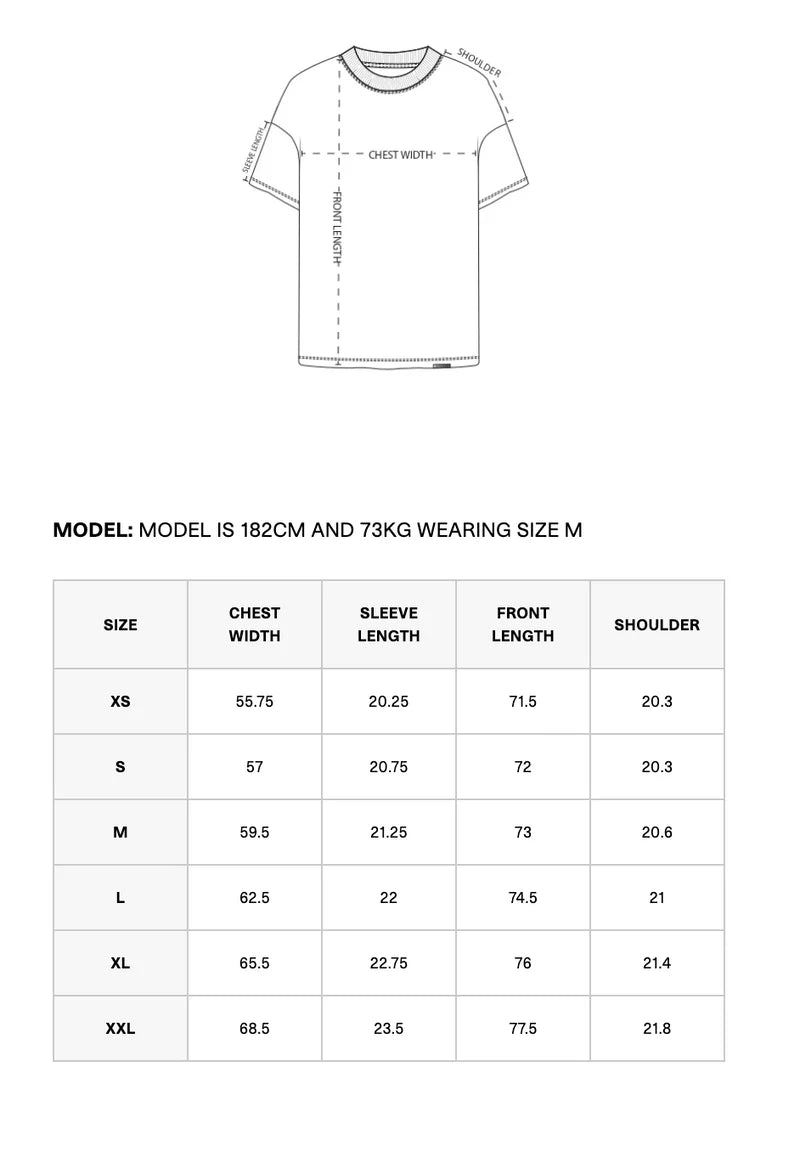 Size chart for OBSIDIAN 756